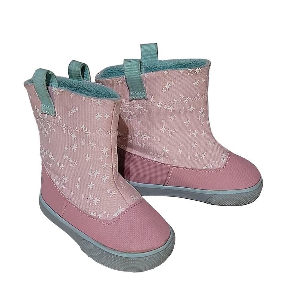 See Kai Run Ripley Weatherproof Pull On Boots Pink Kids Size Toddler 5